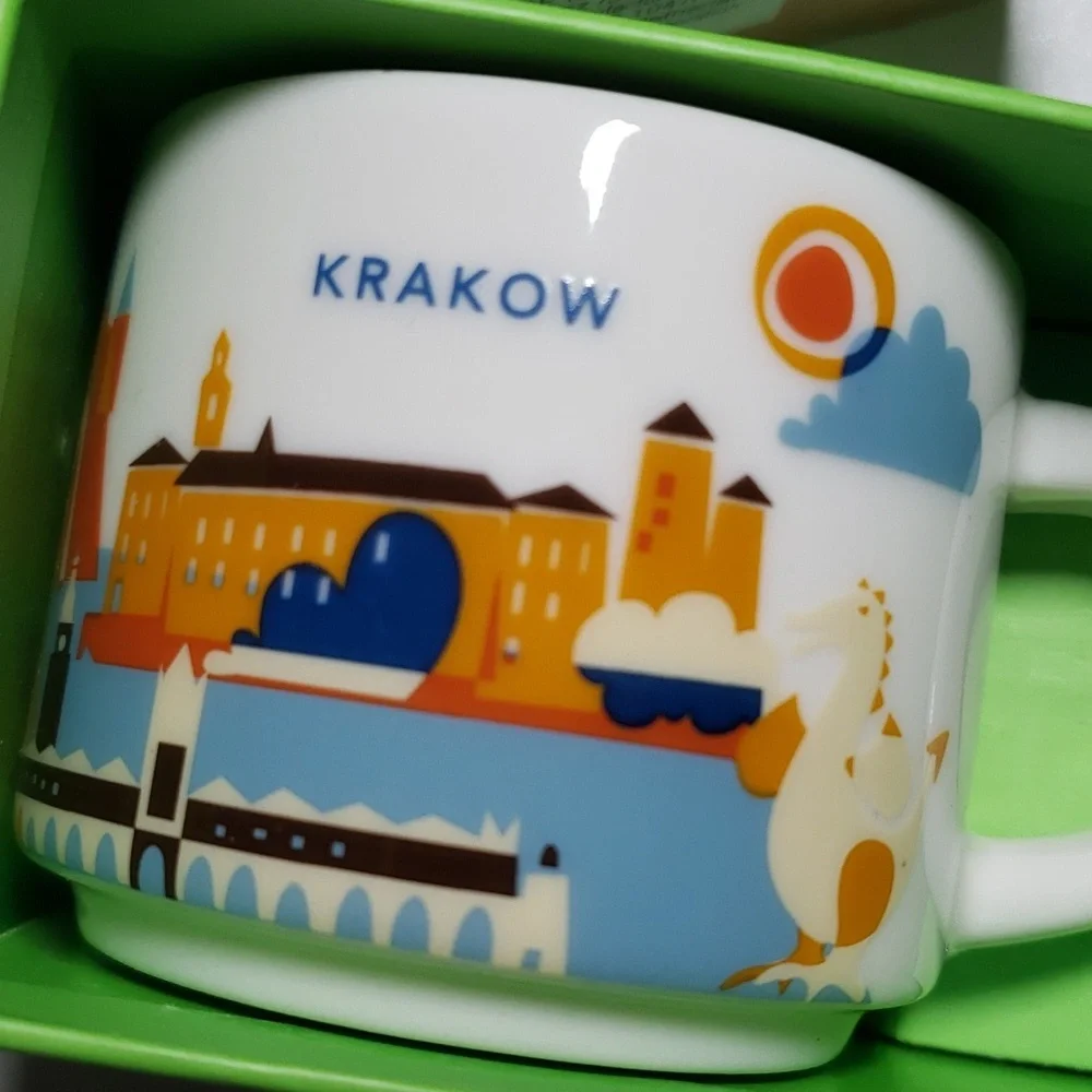 Starbucks coffee cup ornament, from Krakow - Picture 2 of 5
